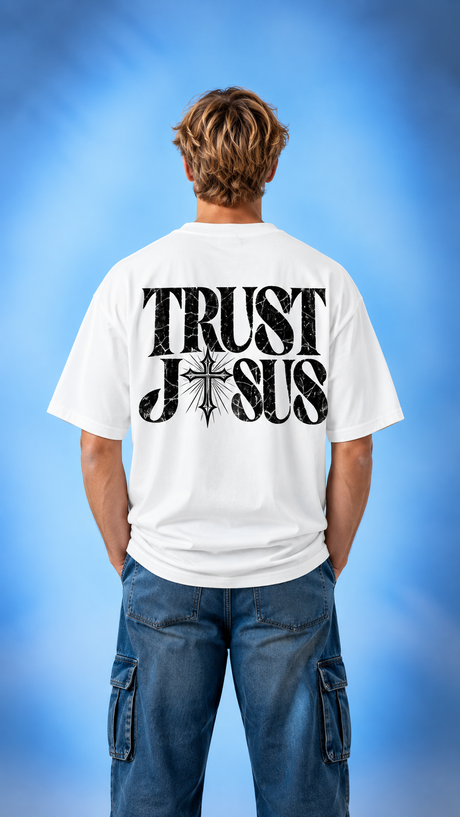 TRUST JESUS OVERSIZED SHIRT